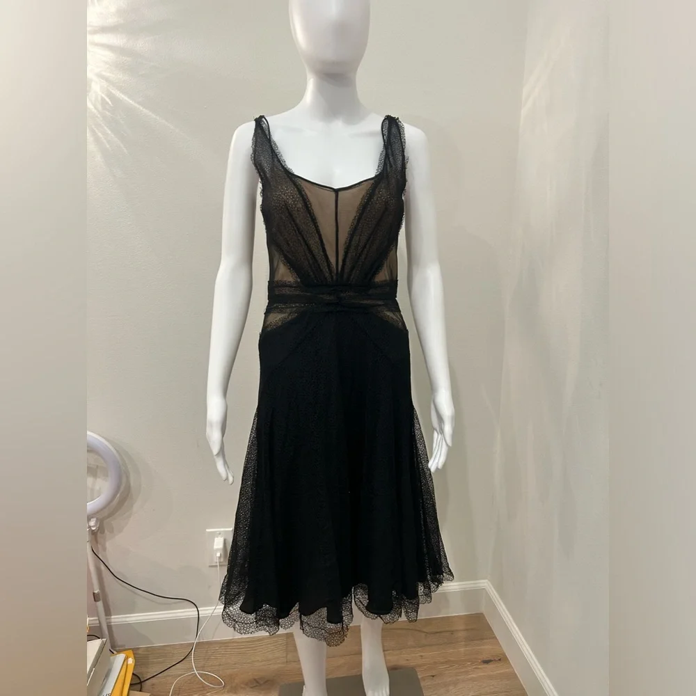 Vintage Zac Posen Cocktail Dress - Picture 1 of 13